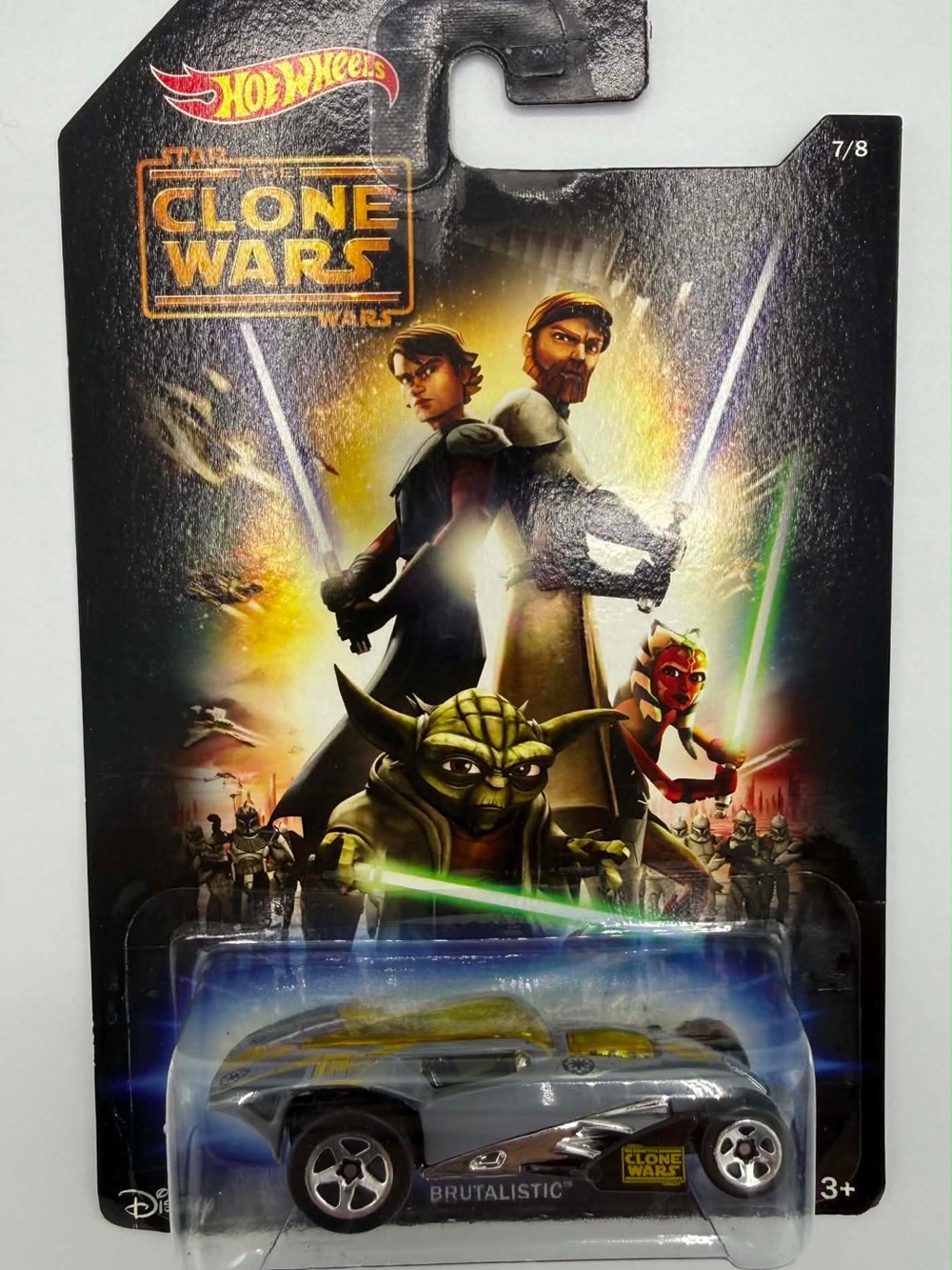 Hot Wheels Disney Star Wars The Clone Wars Brutalistic Gray 7/8